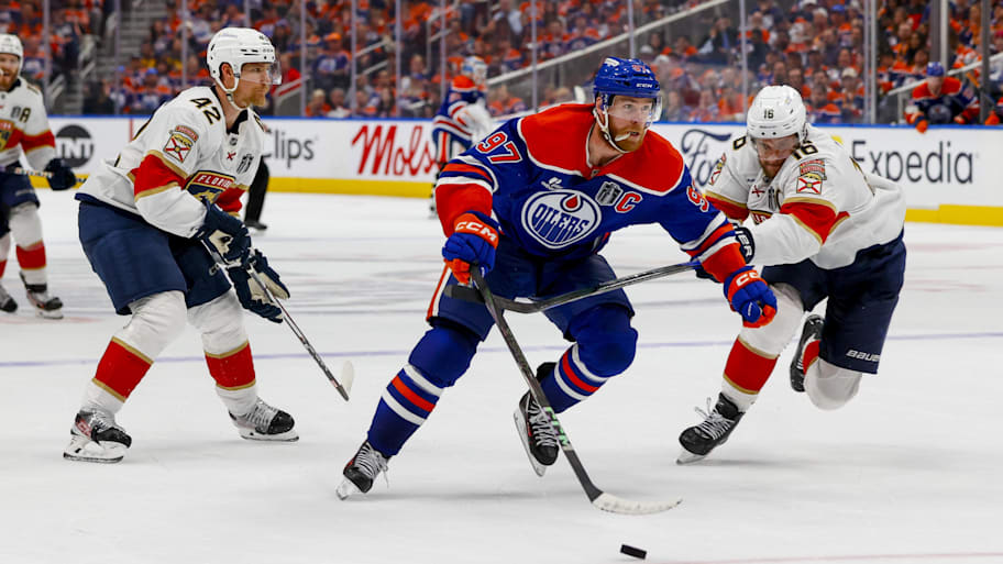 The Panthers are home favorites against the Oilers in Game 6 of the Stanley Cup Final. | Perry Nelson-Imagn Images