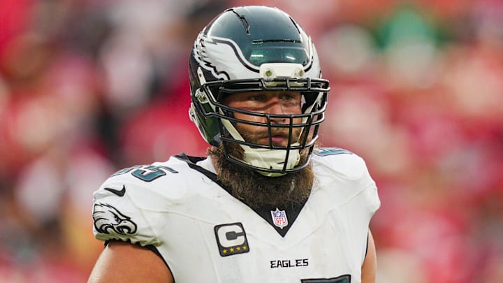 Philadelphia Eagles offensive tackle Lane Johnson