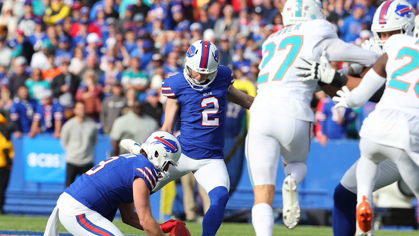 泰勒巴斯 (Tyler Bass) 憑藉致勝的射門幫助比爾隊 (AFC East) 進一步領先