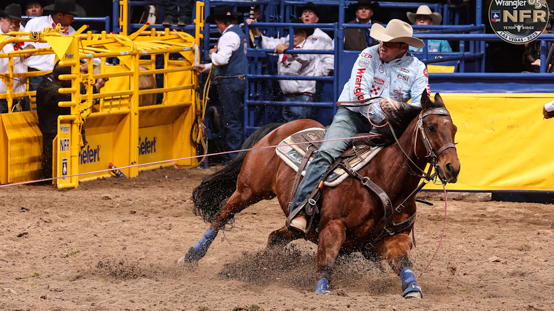 Coleman Proctor in his two events, team roping and steer roping.
