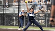 May 17, 2025; Wood-Ridge, NJ, USA; Ramapo vs. Immaculate Heart Academy in the Bergen County Softball Tournament semifinals at Wood-Ridge Athletic Complex. IHA #5 pitcher Gabi Dellavolpe.