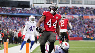 Sean Tucker was far and away the best player on the field for Tampa Bay, scoring three touchdowns during their 44-32 loss to the Bills.