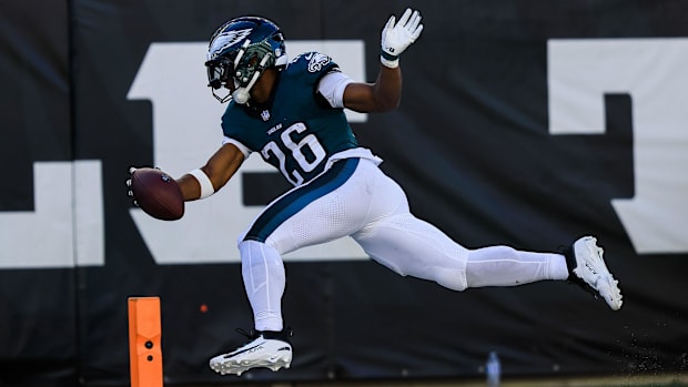 Philadelphia Eagles running back Saquon Barkley