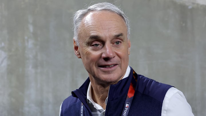 Manfred plans to retire from his role as MLB commissioner when his contract expires in January 2029.
