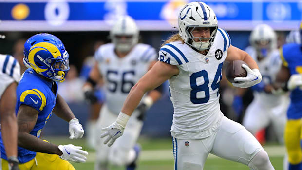 Colts tight end Tyler Warren