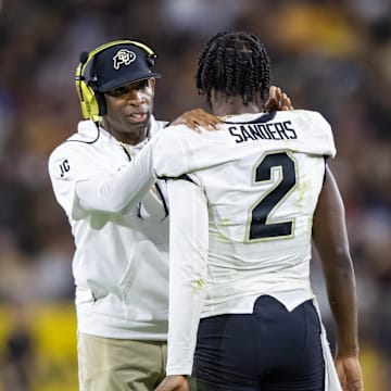 Colorado Buffaloes coach Deion Sanders seems pumped up about his son Shedeur getting the nod as the starting quarterback in the Cleveland Browns' preseason opener.