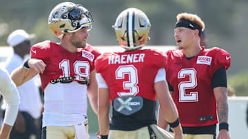 The Saints have a quarterback competition going on this offseason.