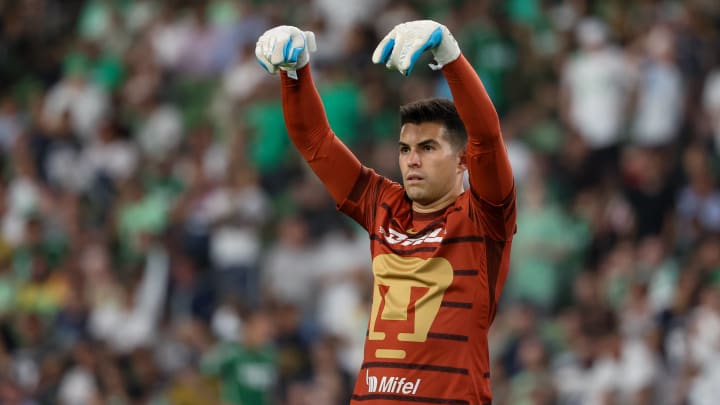 Julio González de Pumas de la UNAM en Austin en partido de la Leagues Cup