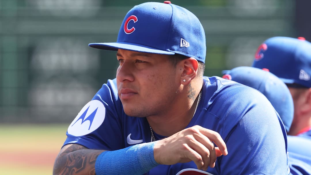 Sep 17, 2025; Pittsburgh, Pennsylvania, USA;  Chicago Cubs designated hitter Moises Ballesteros (25) looks on from the dugout against the Pittsburgh Pirates during the sixth inning at PNC Park. 