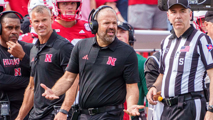 Nebraska Cornhuskers head coach Matt Rhule. Nebraska Cornhuskers head coach Matt Rhule.