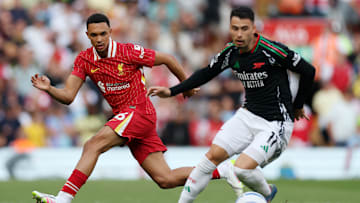 Liverpool e Arsenal empataram por 2 a 2