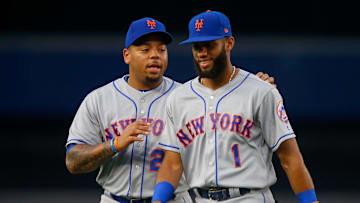 Dominic Smith (left) & Amed Rosario (right) both ranked top MLB prospects in 2017.