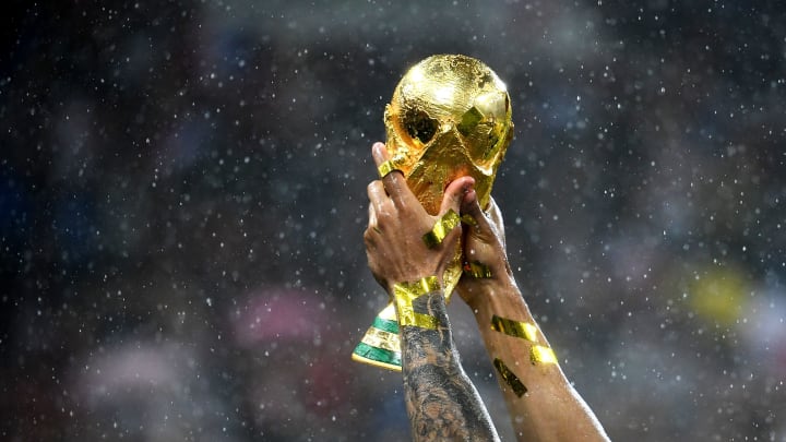 La Copa del Mundo en manos de un campeón.
