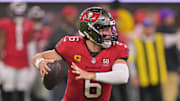 Tampa Bay Buccaneers quarterback Baker Mayfield.