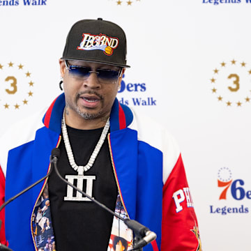 Iverson, a four-time scoring champ and former MVP, is a member of the Naismith Memorial Basketball Hall of Fame.