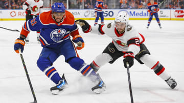 Edmonton Oilers forward Evander Kane (91)