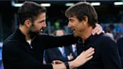 Cesc Fabregas e Antonio Conte