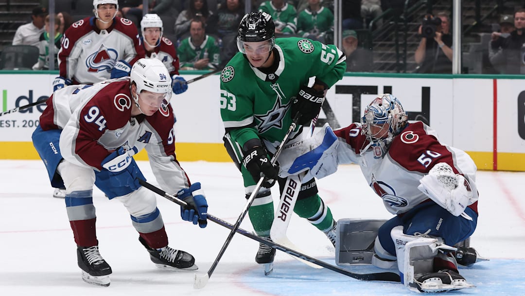 The Colorado Avalanche and Dallas Stars will meet for the first time this season on Saturday night.