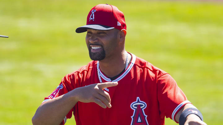 Albert Pujols and the Angels are reportedly in discussions on the team's managerial opening Albert Pujols and the Angels are reportedly in discussions on the team's managerial opening