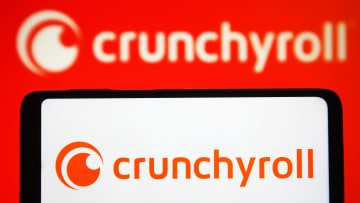 In this photo illustration, a Crunchyroll Inc. logo is seen...