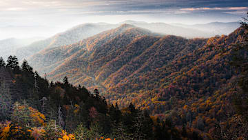 Great Smoky Mountains National Park tops the list.