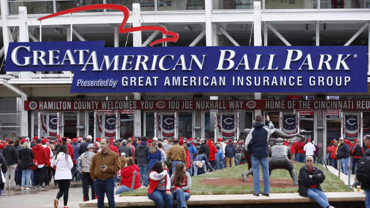 Rain and thunderstorms are expected in at Great American Ball Park in Cincinnati tonight between the Reds and Diamondbacks.