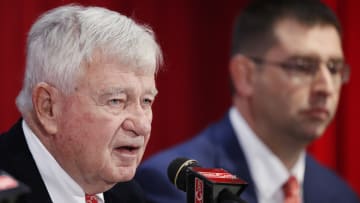 Cincinnati Reds executives Bob Castellini and Nick Krall