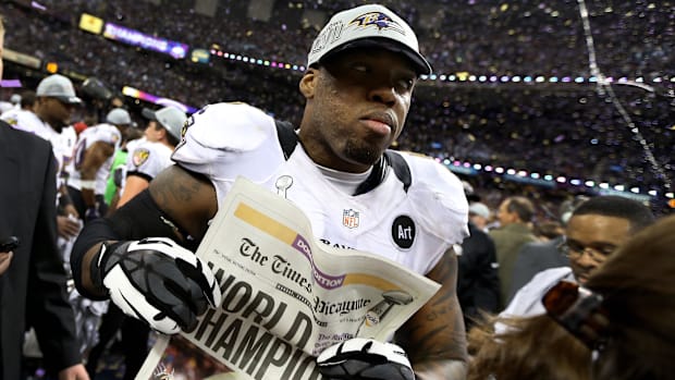 Former Baltimore Ravens Linebacker Terrell Suggs