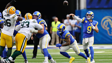 Green Bay Packers v Los Angeles Rams, QB Matthew Stafford