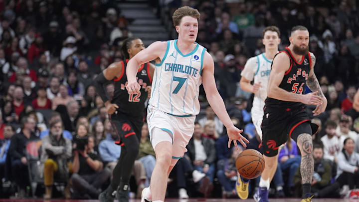 Charlotte Hornets guard Kon Knueppel is a solid prop target on Monday.
