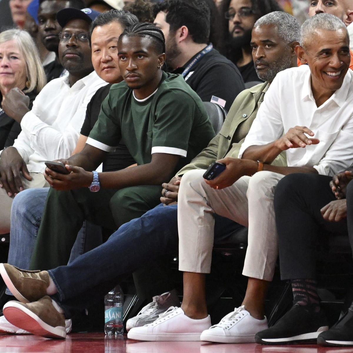 Barack Obama Rocks 129 White Shoes at Team USA Basketball Game