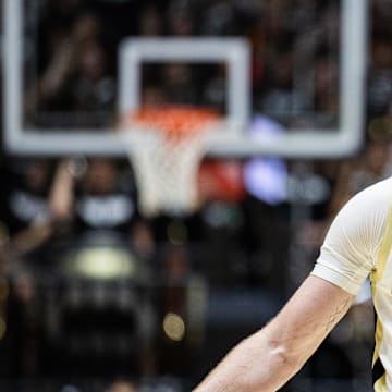 Purdue Boilermakers guard Braden Smith (3)  in the second half against the Evansville Purple Aces  