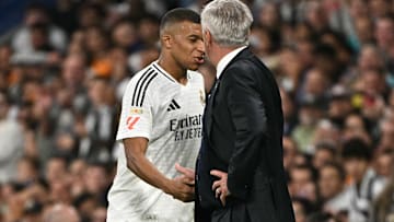Kylian Mbappé und Carlo Ancelotti