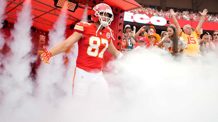 Travis Kelce and the Chiefs lost to the Eagles, 20-17, on Sunday. Travis Kelce and the Chiefs lost to the Eagles, 20-17, on Sunday.