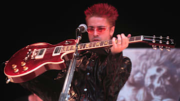 Kevin Cadogan, guitarist forThird Eye Blind performs at Live 105 BFD 2000