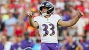 Baltimore Ravens kicker Tyler Loop