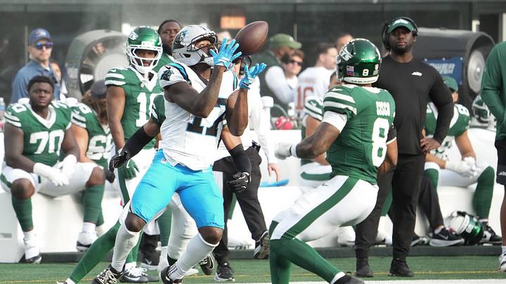Ickey Ekwonu, Xavier Legette, Panthers corners among top PFF performers Week 7