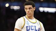 Mar 19, 2017; Sacramento, CA, USA; UCLA Bruins guard Lonzo Ball (2) look on in game against the Cincinnati Bearcats during the second round of the 2017 NCAA Tournament at Golden 1 Center. Mandatory Credit: Kelley L Cox-Imagn Images