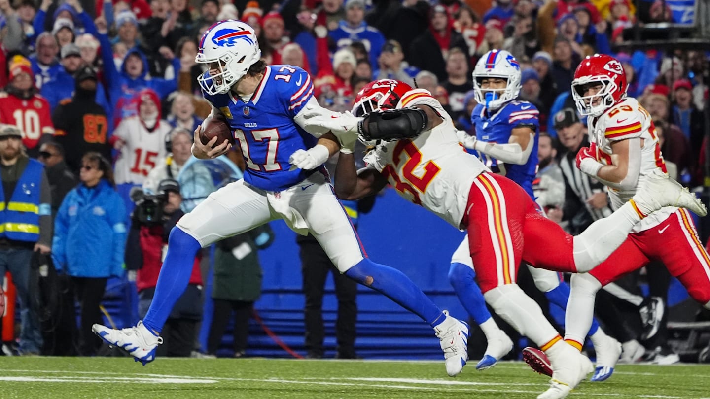 Bills QB Josh Allen ties unbelievable franchise record with stellar TD run vs. Chiefs