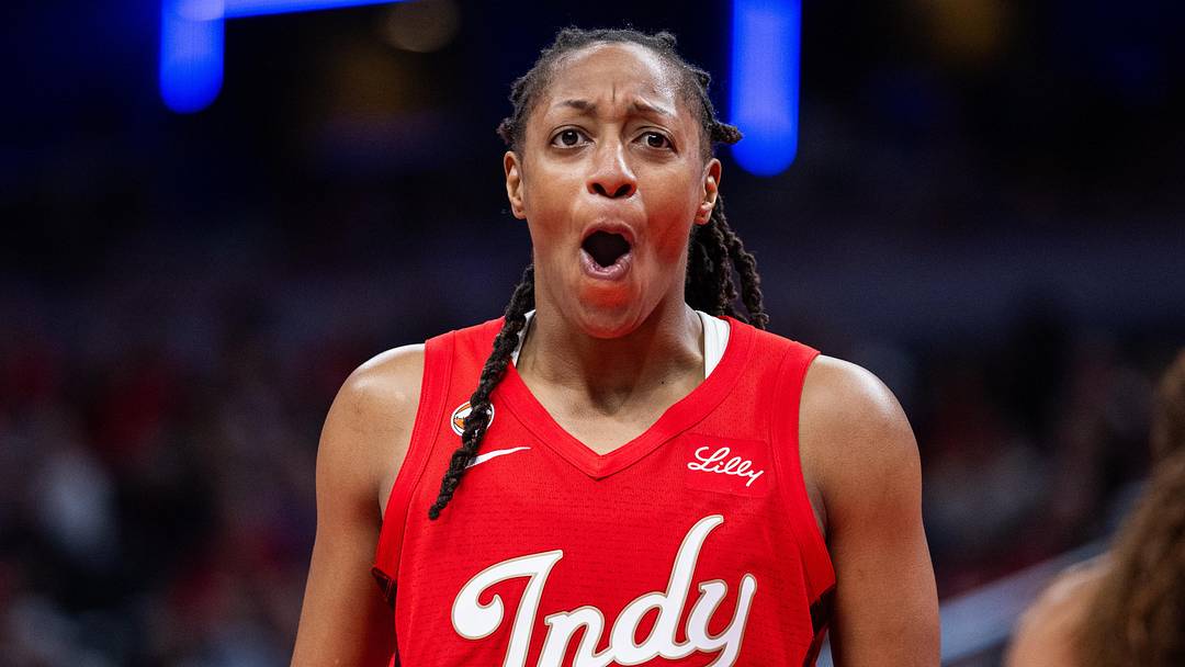 Jun 4, 2026; Indianapolis, Indiana, USA; Indiana Fever guard Kelsey Mitchell (0) reacts in the second half against the Atlanta Dream at Gainbridge Fieldhouse. Mandatory Credit: Trevor Ruszkowski-Imagn Images Jun 4, 2026; Indianapolis, Indiana, USA; Indiana Fever guard Kelsey Mitchell (0) reacts in the second half against the Atlanta Dream at Gainbridge Fieldhouse. Mandatory Credit: Trevor Ruszkowski-Imagn Images