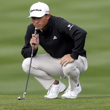 Collin Morikawa disagreed with Lucas Glover that AimPoint needs to be banned. 