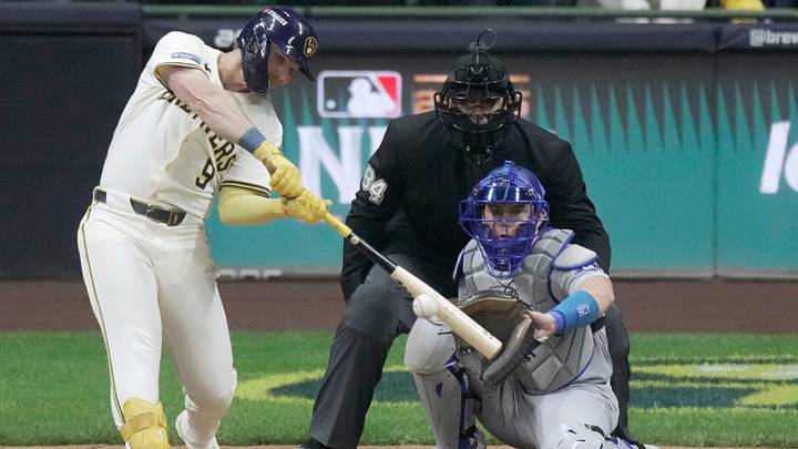 Milwaukee Brewers first baseman Jake Bauers.