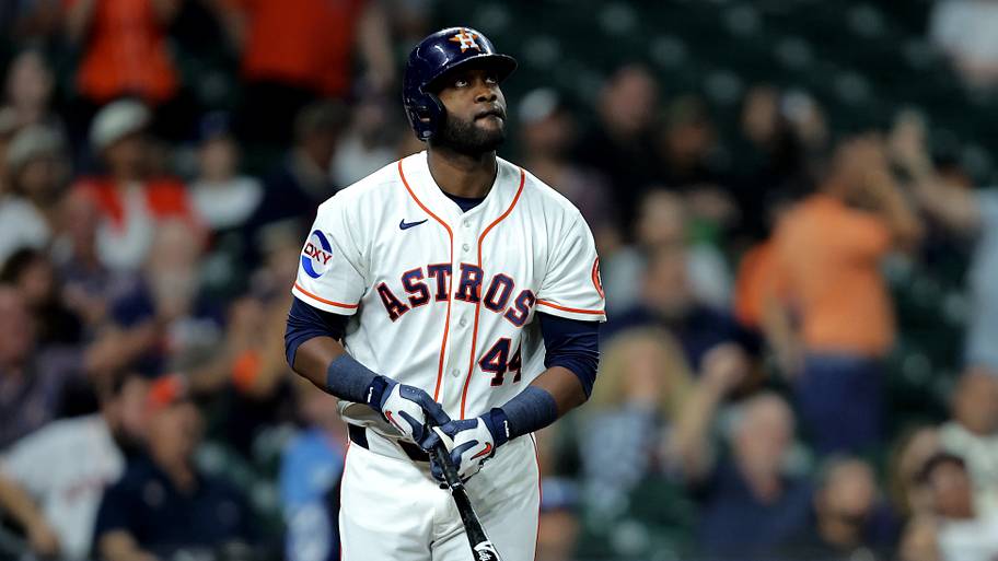 Houston Astros designated hitter Yordan Alvarez