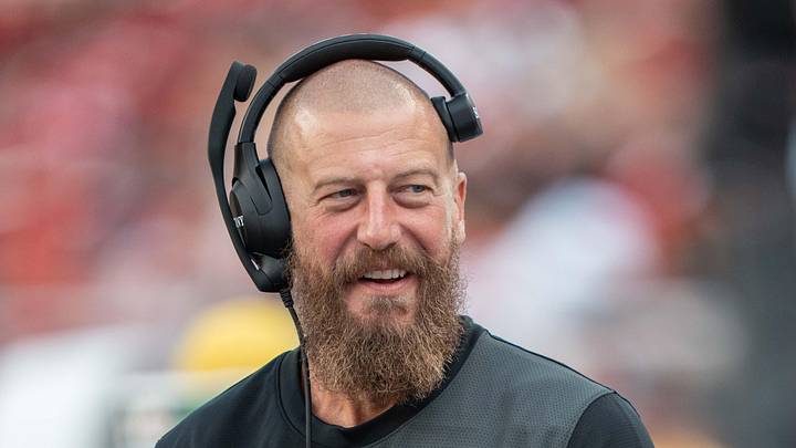 San Francisco 49ers run game coordinator/tight ends coach Brian Fleury