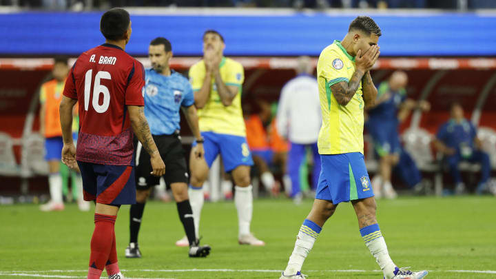 Brasil não fez um bom jogo contra a Costa Rica