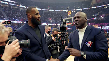 LeBron James, Michael Jordan, 2022 NBA All-Star Game