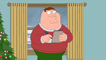 FAMILY GUY: With network TV dying, Kevin James enlists Peter’s help to regain popularity
before he disappears forever in the “The Return of the King (of Queens)” episode of FAMILY GUY airing Sunday, Dec. 17th (9:30-10:00 PM ET/PT) on FOX. FAMILY GUY © 2023 by 20th Television