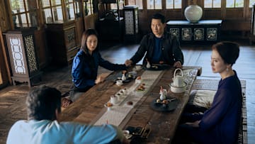 (L-R) Kim Tae-hee, Daniel Dae Kim, Lee Il-hwa, Sung Dong-il
