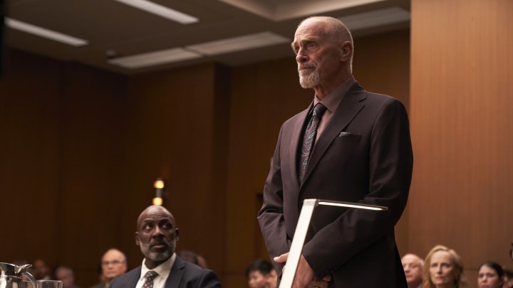 ACCUSED: L-R: Michael Glen Grant and Keith Carradine in the “Billy’s Story” season finale episode of ACCUSED airing Tuesday, May 9 (9:01-10:00 PM ET/PT) on FOX. ©2023 Fox Media LLC. CR: Steve Wilkie/FOX