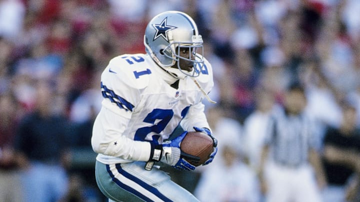 Deion Sanders' first signature Nike sneaker is returning in Dallas Cowboys colors. Deion Sanders' first signature Nike sneaker is returning in Dallas Cowboys colors.